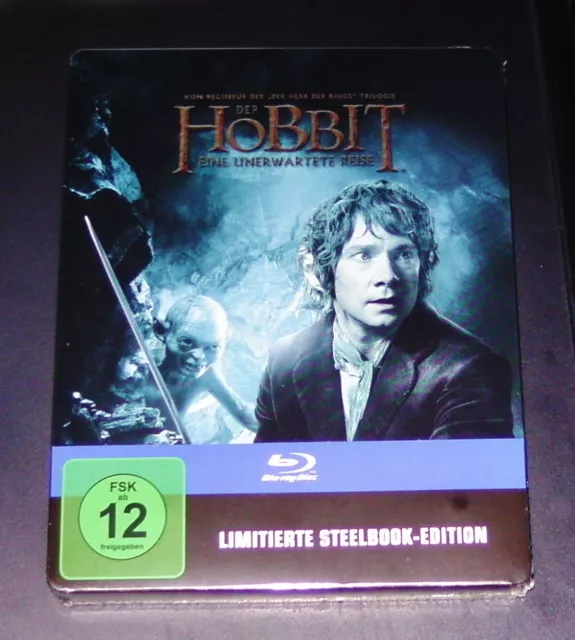 Der Hobbit Uno Inesperado Viaje Limitada steelbook Edición blu ray Nuevo & Ovp