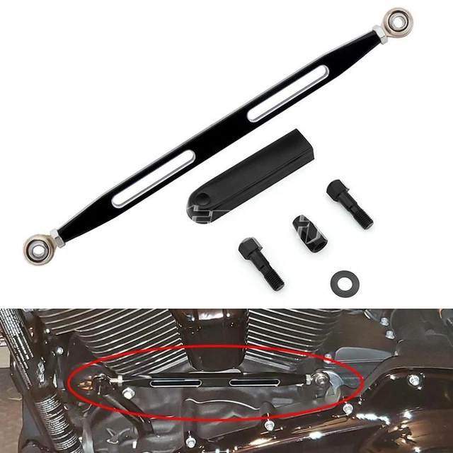 Black Shifter Gear Shift Linkage Shifter Link For Harley Touring CNC Aluminum