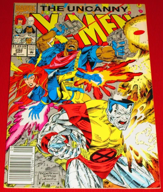 THE UNCANNY X-MEN Issue #292 NEWSTAND EDITION [Marvel 1992] VF/NM or Better