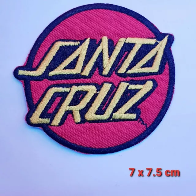 Santa cruz sports art badge clothes Embroidered Iron on Sew on Patch