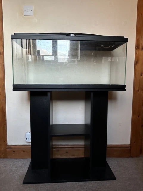 Fish tank Aquarium with stand and ornaments