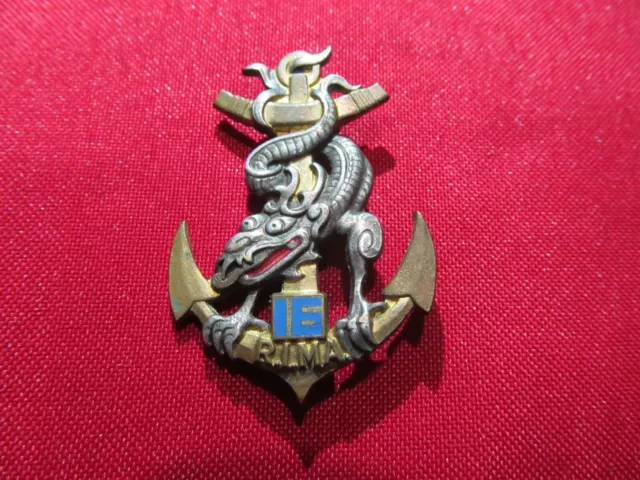 Insigne 16 Rima Regiment D Infanterie De Marine Drago Paris