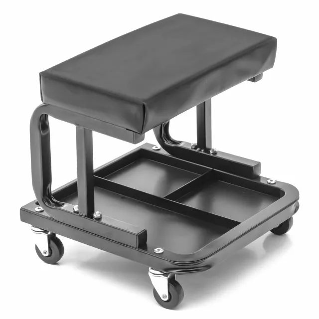 Workshop stool on wheels ConStands WS3 black