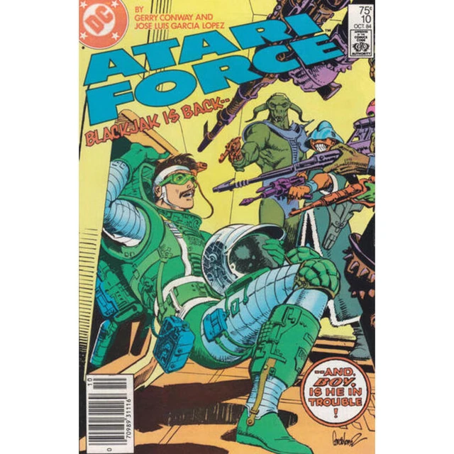 Atari Force (1984 series) #10 Newsstand in Fine + condition. DC comics [a}