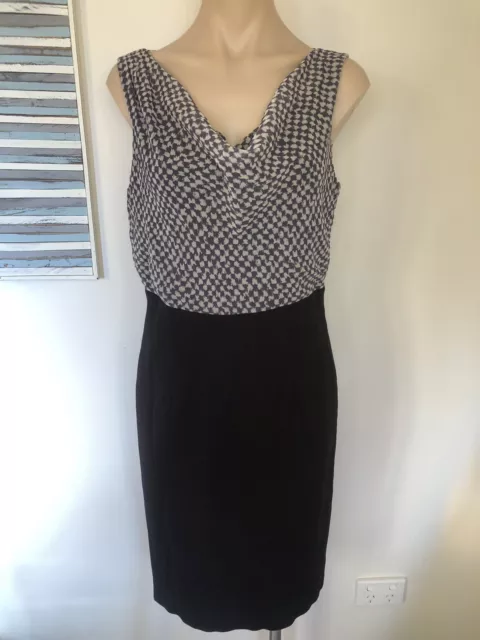 Esprit Dress sleeveless scoop neck pencil dress size 10