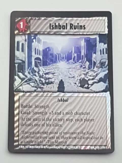 Fullmetal Alchemist TCG Einzelkarte Ishbal Ruins Holo NM