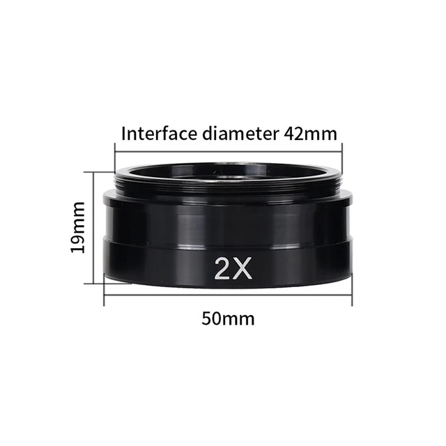 Fotocamera microscopio industriale attacco a C obiettivo ottimizzare prestazioni di ingrandimento