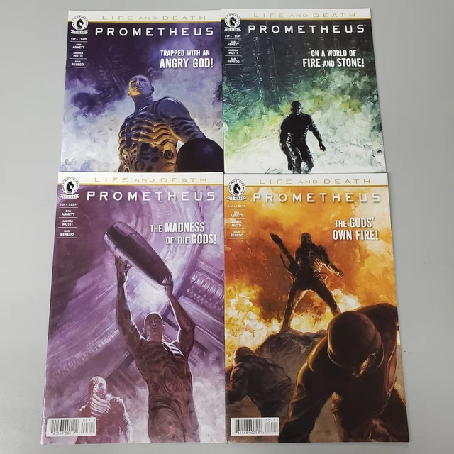 Prometheus Life and Death #1 2 3 4 Complete Series Run VF/NM Dark Horse 2016