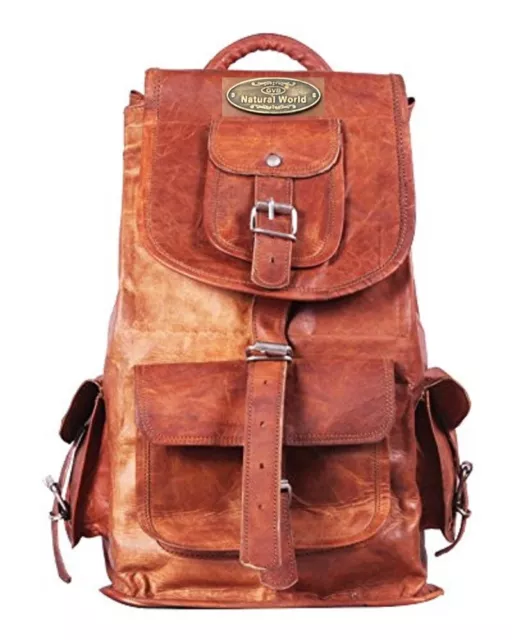 20" Mejor Calidad Ocultar Piel Hombre Mochila Portátil de Viaje Pañales Bolsa