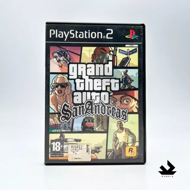 Grand Theft Auto San Andreas GTA 🔥 Sony Playstation 2 PS2 🇮🇹 ITA PAL 🎁Regalo