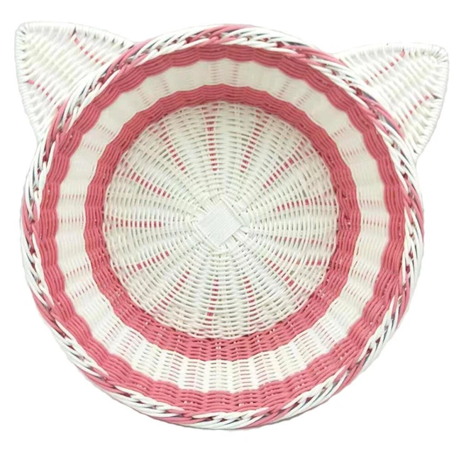 1Pc pet house cat house Summer Creative Pet Kennels Rattan Kennels Hundekatzen