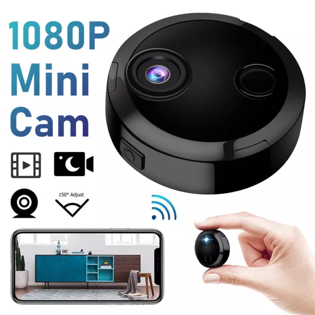 Mini Hidden Spy Camera Wireless Wifi IP Home Security 1080P HD Night Vision DVR