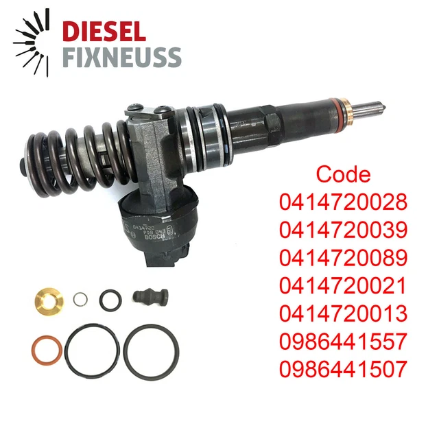 4xBosch Injecteur Pompe Buse Unité Pde 0414720039 038130073AL VAG 1,9TDi Axr Arl 3