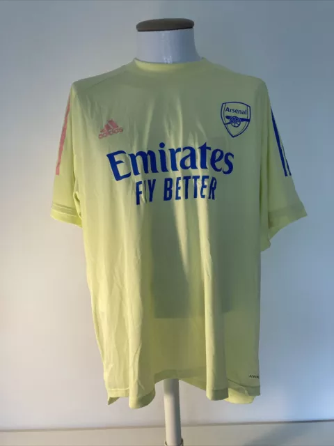 Arsenal yellow training best sale top