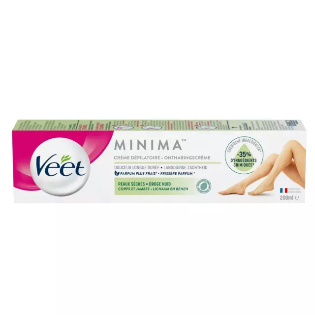 [Ref:3059944026703] VEET Crème Dépilatoire Minima - Douceur Longue Durée -Pea