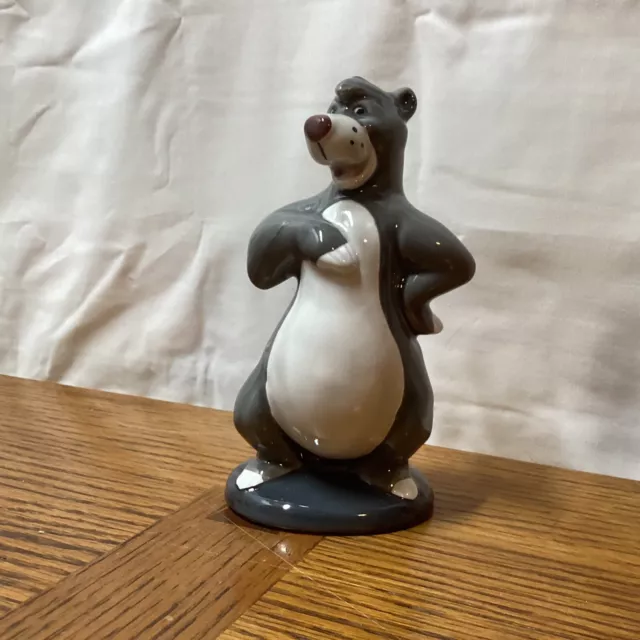 Vintage Disney Japan Baloo The Jungle Book Bear Porcelain Ceramic Figurine 5"