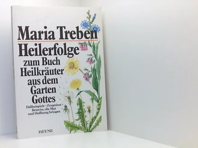 Heilerfolge zum Buch Heilkräuter aus dem Garten Gottes Treben, Maria: