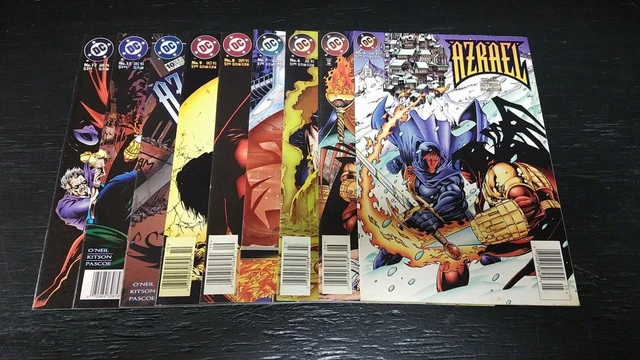 1995 Dc Comics Azrael Set #4-12 All Newsstands Mixed Grade Batman Robin Ras