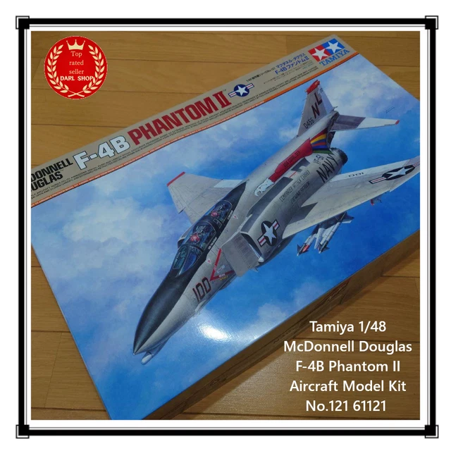TAMIYA 1/48 MCDONNELL Douglas F-4B Phantom II Aircraft Model Kit No.121 ...