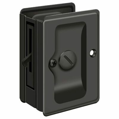Deltana SDLA325 Pocket Door Privacy Lock 3-1/4" x 2 1/4" For Sliding Doors