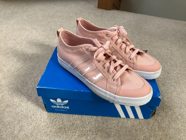 ADIDAS HONEY LOW Womens Leather Off White Trainers Size 5 UK Great condition 14.99 PicClick UK