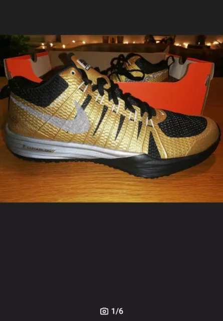 Nike Lunar TR1 NRG Marshawn Lynch Beast Mode Seahawks Gold Saints