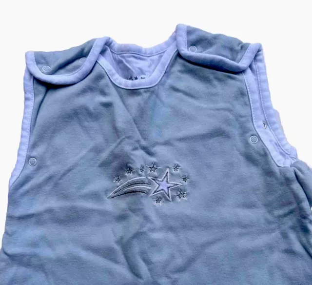 Baby in A Bag Sleep Sack Size M (10-24 Mo, 22 lbs+) Pale Blue Shoot Star Dream