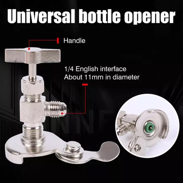 Universal Can Tap Dispenser Valve For R12 R134a R22 R410 HoseAccessories, P5X1