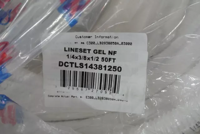 Lineset Gel NF 1/4"x3/8"x 1/2" 50ft (DCTLS14381250) Hose - White