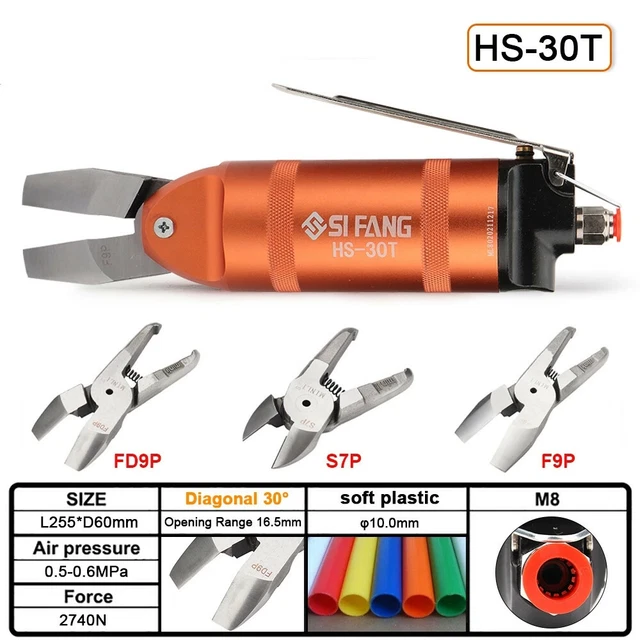 HS-30 forbici ad aria taglio acciaio inox testa taglierina strumento pneumatico