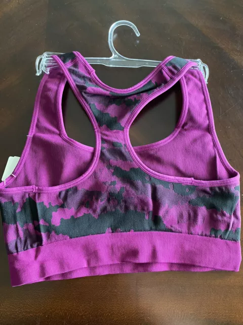 Champion Sassy Seamless Medium Support Sports Bra -  Purple - CB9029 - Medium 2