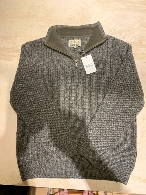 Barbour tyne 2025 half zip jumper
