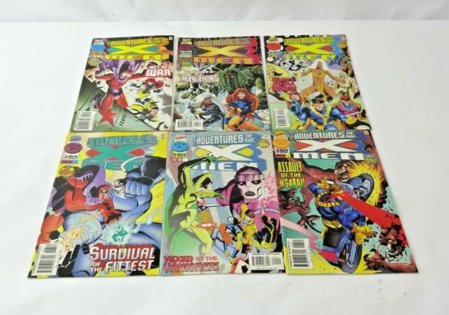 Marvel Comics The Adventures Of The X Men Issues #4, 5, 6, 9, 10, 11