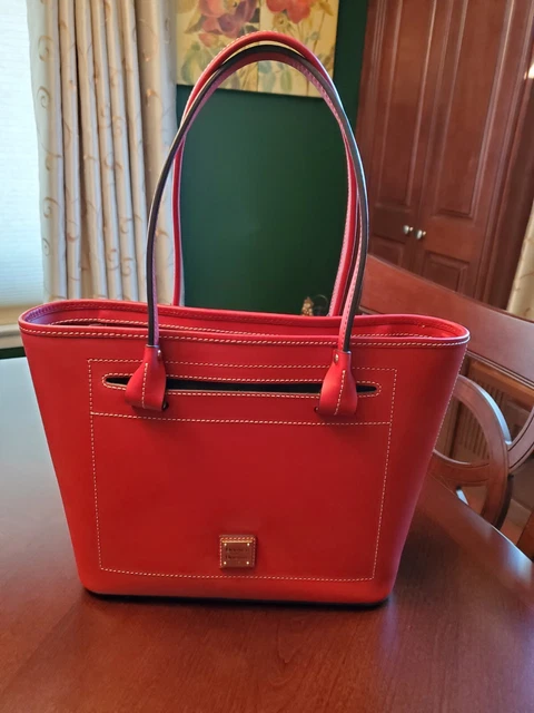 Dooney & bourke leather sales beacon collection slip tote