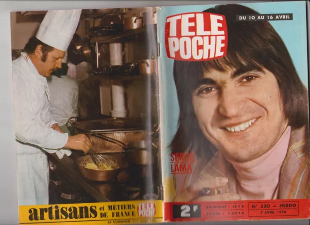 Tele Poche 1976  N°530  Complet  Serge Lama