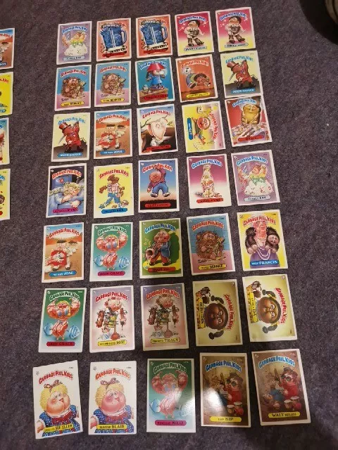 Various Garbage Pail Kids Stickers UK Original Series X35