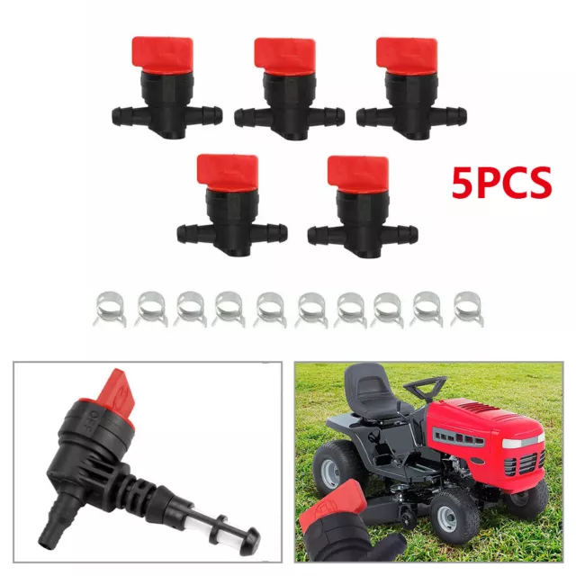 5× Inline Fuel Tap Valve Ride On Mowers Lawn Mowers for Briggs Honda Kawasaki AU