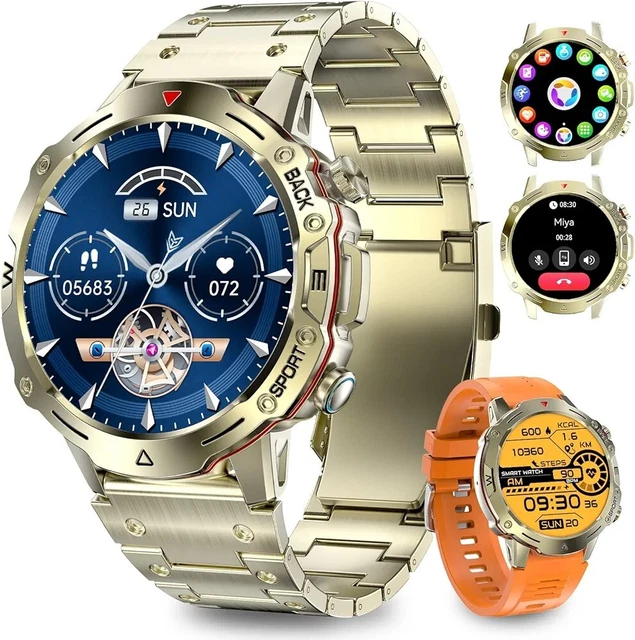 Smartwatch Bebinca W105 – Chiamate Bluetooth 5.1, Schermo 1.69" HD, Frequenza Cardiaca, SpO2 E IP68, Blu