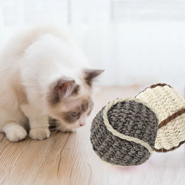 Household Sisal Ball Cat Scratch Toy Cat Toy Ball Cat Claw Grinding Ball