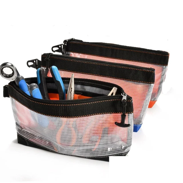 3 pz kit di strumenti portatile poliestere 30*18 cm forniture hardware borsa tela hardware