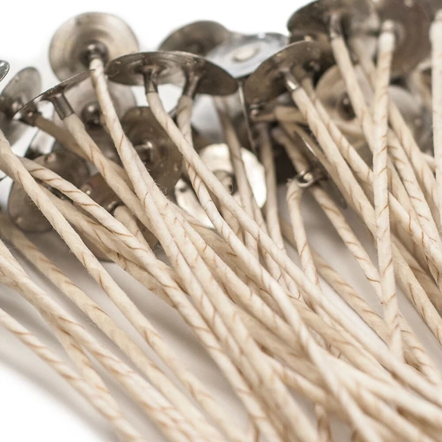Hilo de algodón duradero para candelabros domésticos 150 mm 2 mm 32 hebras para hacer jabón