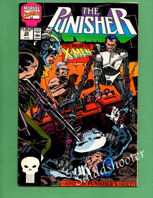 Marvel Comics The Punisher Volume 2 Comic Book #33 May 1990 Higher Grade