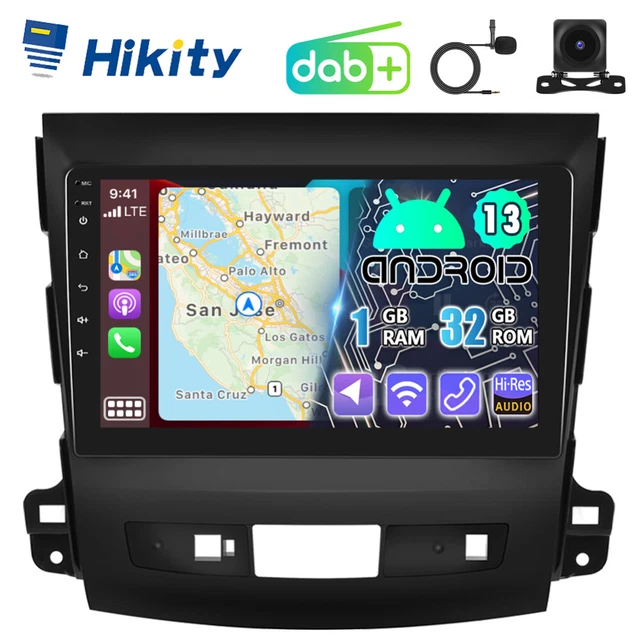 Android 13 Car Stereo With GPS & Carplay – Fits 2011-2017 Mitsubishi Outlander Sport / ASX – 10.1" 2GB/32GB