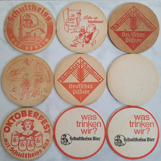 SCHULTHEISS Bock Bier Berlin Blechpostkarte – Retro-Dekor Im Vintage-Stil 10x14 Cm