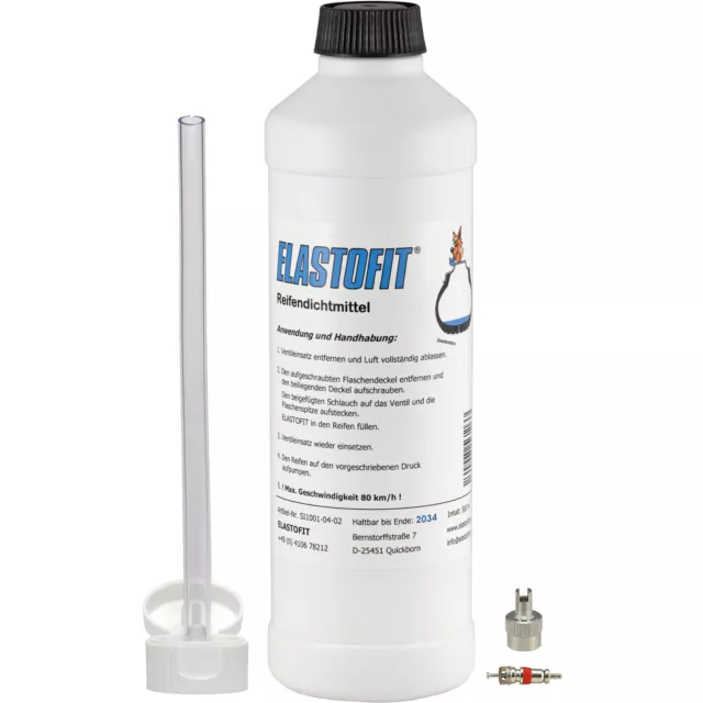 ELASTOFIT Reifendichtmittel 500 ml  Dichtmittel für Reifen Pannenset MHD 2034