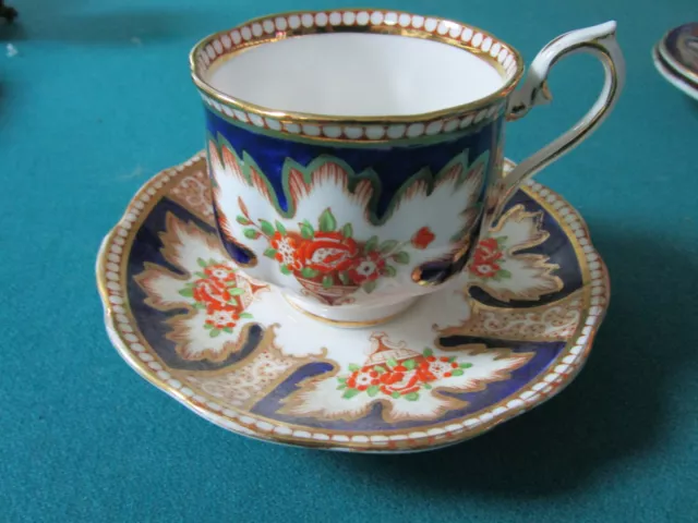 Royal Albert Crown China Royalty Hand Enamelled  Bone China Tea Cup SAUCER 1930s
