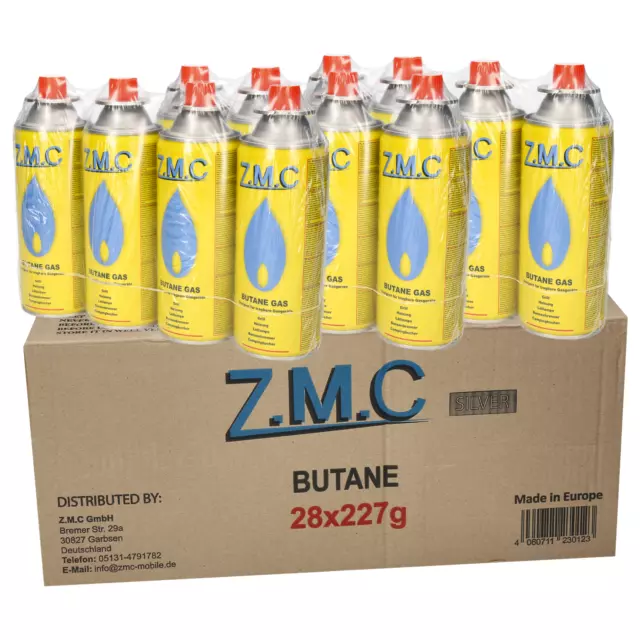 28x Gaz Butane Cartouche 227g à Bec Bunsen Cuisinière de Camping Gazinière