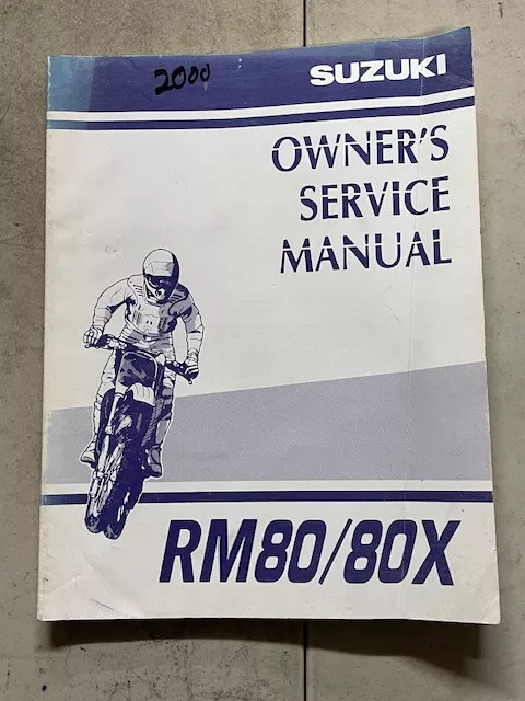 Sm431 RM80/80X Service Manual 99011-02B76-01A