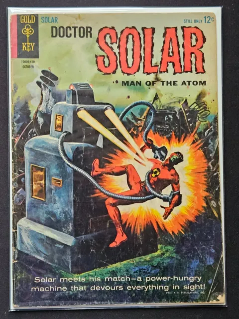 1964 Gold Key Comics Doctor Solar Man Of The Atom #9 Power-Hungry Machine