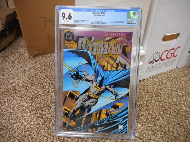 Batman 500 cgc 9.6 DC 1993 1st Azreal as all new Batman Detective Homage WP NM